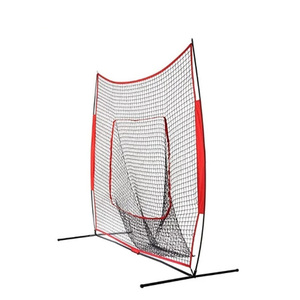 Red de Práctica de Béisbol y Sóftbol Portátil de Acero, Roja/Personalizada, con Rebote para Entrenamiento, Solo Red, Marco No Incluido - Product Image 3