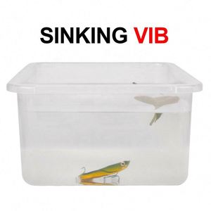 Topline métal Spinner cuillère <span class=keywords><strong>leurre</strong></span> de pêche basse appâts durs paillettes bruit Paillette triple crochet Vib leurres de pêche - Product Image 6