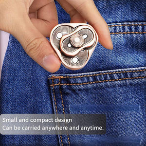 Fidget Slider en métal, poussoir de carte, clicker anti-stress, jouet sensoriel pour adultes, soulage le stress, l'anxiété, le TDAH, cadeau pour petit ami - Product Image 6