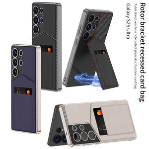 เคสโทรศัพท์แบบมีช่องใส่การ์ด รุ่น S25 Ultra พร้อมขายึดแบบหมุน ป้องกันการตกกระแทก สำหรับ Samsung S25 Ultra - Product Image 1
