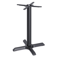 Base de table en métal et fer design moderne avec quatre pieds Offre Spéciale directement de l'usine pour manger à l'extérieur pour les restaurants et les hôtels