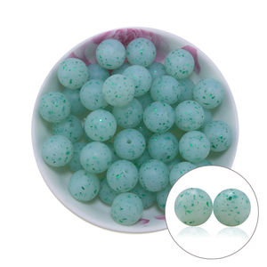 ลูกปัดซิลิโคนกลิตเตอร์หลากสีขนาด 15 มม. สำหรับทำปากกา มี 150 สีในสต็อก ขายส่งเกรดอาหารสำหรับเด็กกัดเล่น - Product Image 4