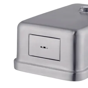 Wall Mount Manual Liquid Soap Dispenser Stainless Steel Hand Sanitizer Dispenser