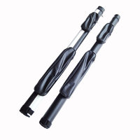 Étui de queue de billard noir n°8, 3/4 de longueur, en cuir PU, style anglais, sac de transport pour queues de snooker et de billard