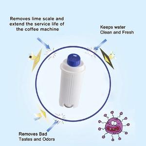 2 uds cartuchos de filtro de agua de repuesto compatibles con <span class=keywords><strong>Delonghi</strong></span> DLS C002 máquina de café automática suavizante de carbón activado - Product Image 5