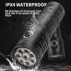 ไฟฉายพลังสูงขนาดเล็ก 8XPG LED 2000 ลูเมนส์แบบชาร์จไฟได้กันน้ำแบบพกพาสำหรับใช้งานกลางแจ้ง - Product Image 1