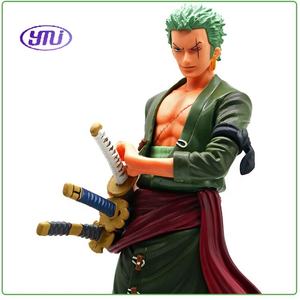 Meilleures ventes 2022 Vente en gros OEM Figurine en PVC Roronoa Zoro <span class=keywords><strong>Manga</strong></span> Figurine 3D japonaise en PVC Figurine d'anime - Product Image 1