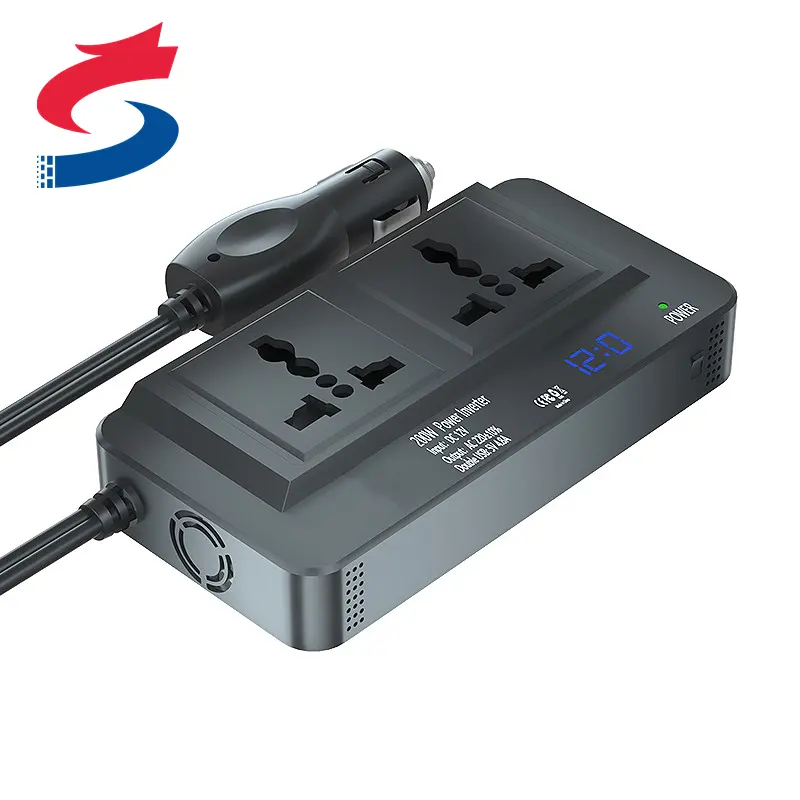 อะแดปเตอร์ชาร์จไฟในรถแบบเร็ว USB คู่12V 220V สำหรับไฟแช็ก