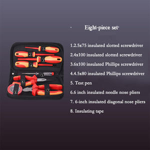 Set di Utensili Isolati VDE da 18 Pezzi per Elettricisti Professionisti e Meccanici, 1000V, con Valigetta Rigida OEM - Product Image 6