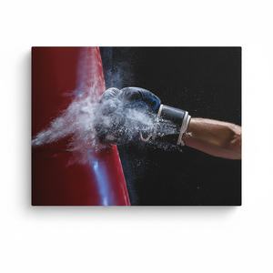 Boxing Canvas Art: Tempered Glass Man Cave Wall Decor,<b>WRAPPED</b> CANVAS - Product Image 2