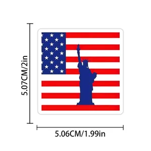 50Pcs Independence Day Flag Faith Sticker <b>Decals</b> Luggage Travel Backpack Skateboard Phone <b>Laptop</b> USA Election Sticker - Product Image 5