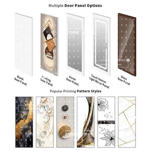 Armoire métallique moderne à prix abordable <span class=keywords><strong>de</strong></span> Luoyang, design personnalisé, en acier, avec miroir imprimé, 3 portes coulissantes, pour chambre à coucher et mobilier <span class=keywords><strong>de</strong></span> maison - Product Image 6