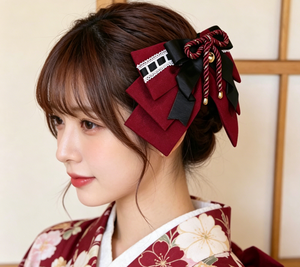 Accessoires pour cheveux de style Lolita japonaise et <span class=keywords><strong>Yukata</strong></span>, polyvalents pour Comic-Con et les fêtes - Product Image 1