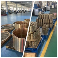 Bouchons auto-lubrifiants Sf1/Sf2, roulements à glissière sans huile, bronze avec revêtement PTFE, manchons lisses pour pièces coulissantes de machines
