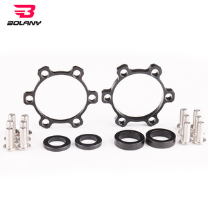 Adaptador de Buje Bolany de 110 mm y 6 Orificios, de Aleación de Aluminio, para Conversión de Frenos de Disco de Bicicleta de Montaña, Color Negro, Nuevo - Product Image 1