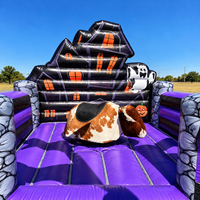 Taureau mécanique gonflable Ceyu pour Halloween, équipement de rodéo commercial avec tapis de sécurité pour la location d'événements et de fêtes