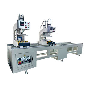 Machine de soudage de haute qualité à double tête pour la fabrication de portes et fenêtres en PVC/UPVC avec contrôle PLC et moteur haute puissance - Product Image 1