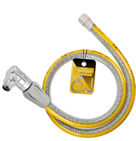 Tuyau de gaz flexible EN14800 avec raccord rapide fileté femelle 1/2 pouce x filetage mâle 1/2 pouce