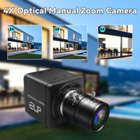 CS 2.8-12mm Lens CS 5-50mm 3.6-10mm eğitim ve eğitim için opsiyonel 13MP Ultra HD 4X optik manuel Zoom USB kamera