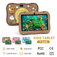 Tablet Anak YP 7-Inci MTK Android Baru, Kamera Ganda, Layar HD, 2GB+16GB, USB-C, Wi-Fi, Mainan Edukasi Terbaik, Hadiah Black Friday