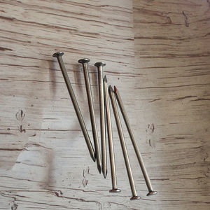 黄金制造商每箱25千克钢铁丝钉普通建筑建筑和混凝土模板用圆头钉 - Product Image 4