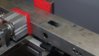 Máquina Industrial CNC de Fresado y Taladrado de Aluminio de 1200 mm con Sistema PLC