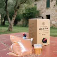 Bolsa de Aluminio de 96 oz (3 L) con Boquilla Superior, Grado Alimenticio, para Café, Jugo, Agua Mineral, Bebidas y Champán