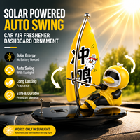 Nouvel Ornement Canard Surfiste en Gel Plastique à Énergie Solaire 2026 – Diffuseur d'Arômes Premium pour Tableau de Bord de Voiture, Sans Recharge Nécessaire, Fonctionnement Permanent
