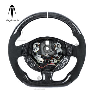 Volante in fibra di carbonio per <span class=keywords><strong>Maserati</strong></span> Grancabrio <span class=keywords><strong>Granturismo</strong></span> 4.2 4.7 ruota in fibra di carbonio 2011 2004 Custom - Product Image 1
