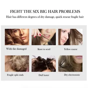 Tratamento capilar para cabelos secos, etiqueta privada, tratamento de cabelos secos, proteína herbal