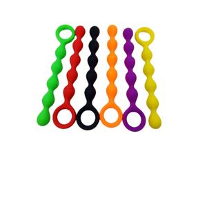<span class=keywords><strong>Unisex</strong></span> Butt Plug Met Stevige Ballen Stimulerende Siliconen Volwassen Seksspeeltjes Kleurrijke Diy <span class=keywords><strong>Anal</strong></span> Kralen Seksuele Kleurrijke Nieuwigheden Grappig Sm - Product Image 5