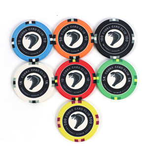 Fichas <span class=keywords><strong>de</strong></span> póker <span class=keywords><strong>de</strong></span> cerámica <span class=keywords><strong>de</strong></span> serpiente coloridas al por mayor 10g 39mm 43 45 46 50 52 55 diámetro logotipo personalizado diseño libre para juego <span class=keywords><strong>de</strong></span> póker <span class=keywords><strong>de</strong></span> casino - Product Image 1