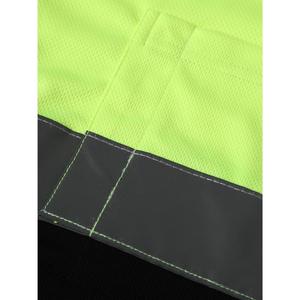 कामकाजी सुरक्षा के साथ काम करने वाली उच्च दृश्यता परावर्तक वाटरप्रूफ सुरक्षा जैकेट - Product Image 4