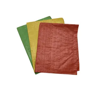 Fornecedores da China de saco tecido PP laminado de plástico 25Kg 50kg com impressão colorida de imagem de alta qualidade