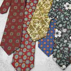 Corbata de Moda Casual Vintage con Estampado Floral para Hombre y Mujer, Accesorio de Moda Juvenil para Camisa - Product Image 4