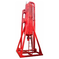 Séparateur de gaz liquide H2S / Séparateur de gaz de boue, équipement efficace de haute qualité, garantie 1 an pour les champs pétrolifères
