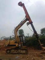 Двухсекционная телескопическая стрела для экскаваторов PC220/CAT322, 16 м, для работ по рытью котлованов/забивке скважин/глубокой разработки