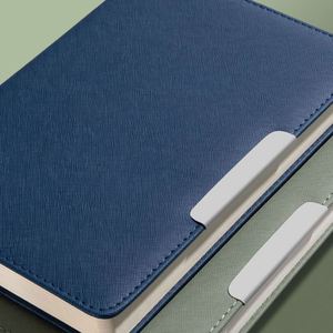 Carnet d'affaires en cuir personnalisable format A5 avec organisateur, couverture rigide, reliure cousue, impression personnalisée, cadeau - Product Image 2