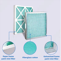 Filtre à air d'admission en coton imprégné de colle intégrale pour maison, filtre à air de plafond haute efficacité en fibre de verre, filtre d'échappement
