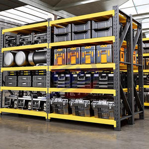 Le rayonnage d'entrepôt d'usine fournit un service personnalisé gratuit Rayonnage léger en acier épais en métal - Product Image 5