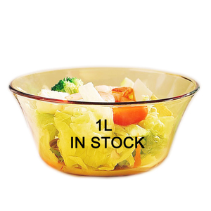 <span class=keywords><strong>Vajilla</strong></span> de vidrio de borosilicato, transparente, ámbar - Product Image 3