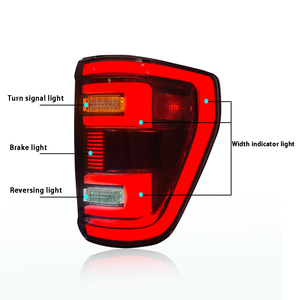 WINAUTO ไฟท้าย LED รุ่น F150,สำหรับ Ford 2021 <span class=keywords><strong>XL</strong></span> ไฟเบรก - Product Image 6