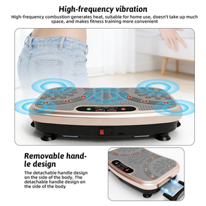 Machine de fitness vibrante sans fil pour la maison, entraînement cardio, perte de poids, massage corporel complet, télécommande - Product Image 2