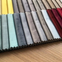 Tessuto in velluto tinta unita multicolore per tenda, tessuto per la casa multicolore tessuto in velluto olandese/