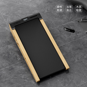 Caminadora Inclinada de Madera Sólida para el Hogar, Equipo de Fitness Eléctrico Plegable Mini, Cinta de Correr de 1000mm*415mm - Product Image 1