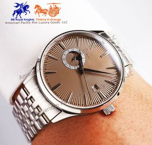 Women's Luxury Quartz <b>Watch</b> with Large 43mm Dial Golden Blue Necklace and Bracelet Alloy <b>Case</b>-Foreign Trade omegas - Product Image 6