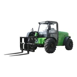 Hot Sale 3ton Forklift Truck 4x4 Mini Crab Steering Telehandler With Concrete Mixer