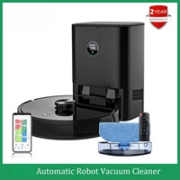 Robot aspirador inteligente SLS Tuya WiFi 5200mAh, succión de 4000Pa, cobertura de 120m ², base de vacío automático, aplicación y control de voz