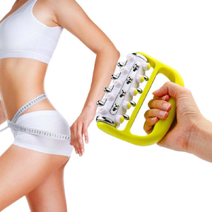 Handheld Leg Massager <b>Roller</b> Yellow Green Manual Massage For Legs Arms Fitness Body Shaping - Product Image 3