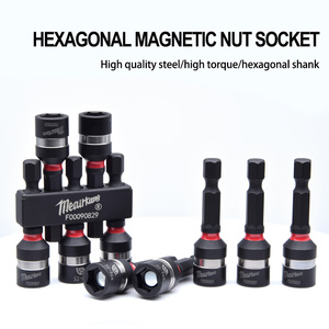 Destornillador magnético de acero S2 para tuercas hexagonales H8 x 48 mm, de grado de impacto, para taladro eléctrico, para llave de impacto, herramienta de reparación automotriz - Product Image 2